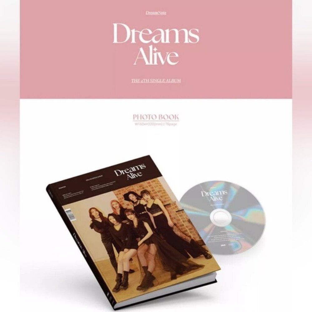 DreamNote's fourth single album, "Dreams Alive,"l